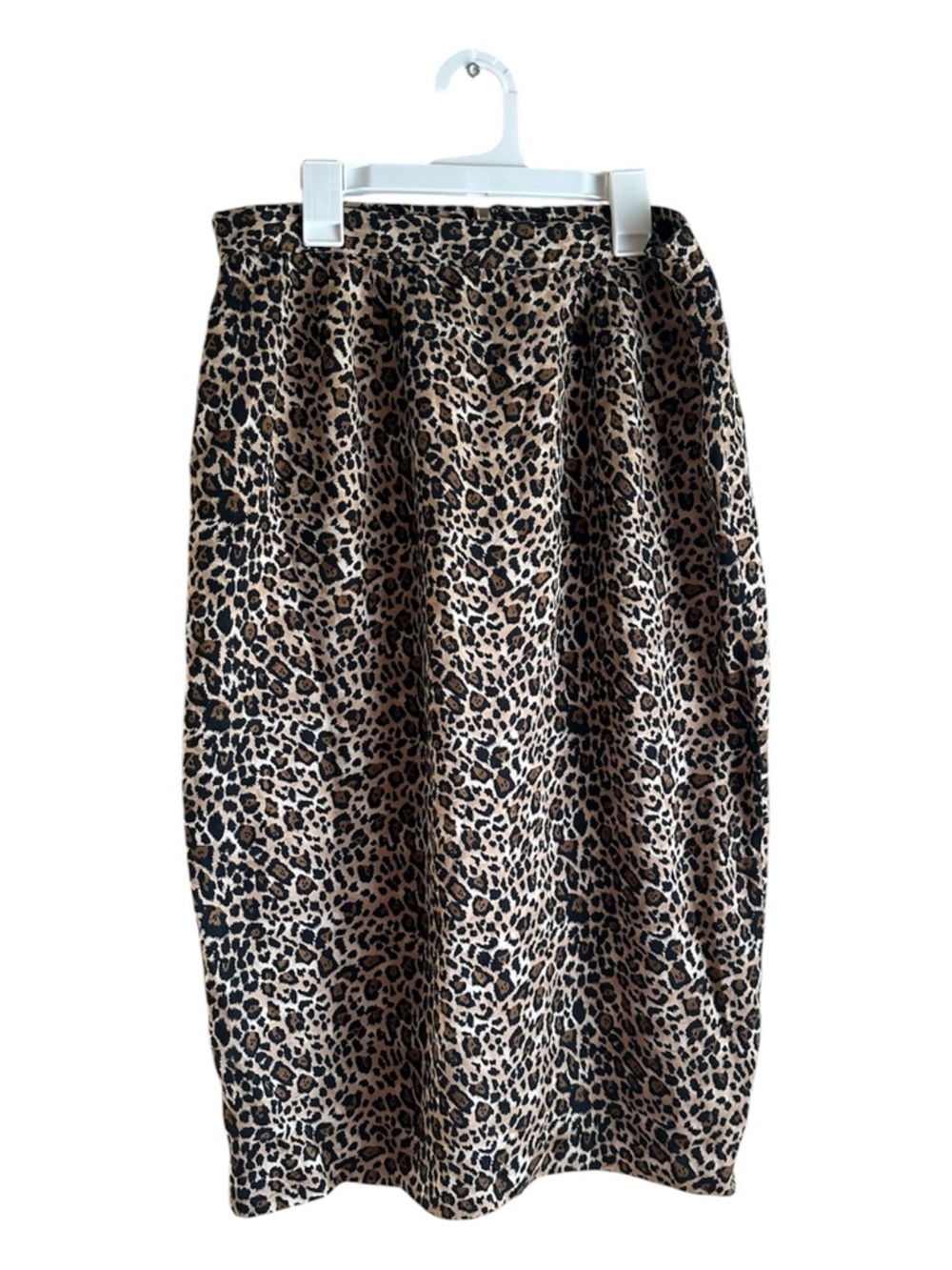 Vintage Corey B Leopard 100% Silk Blazer & Skirt Set Size 12 (Fits 8–10) Y2K - Picture 5 of 7